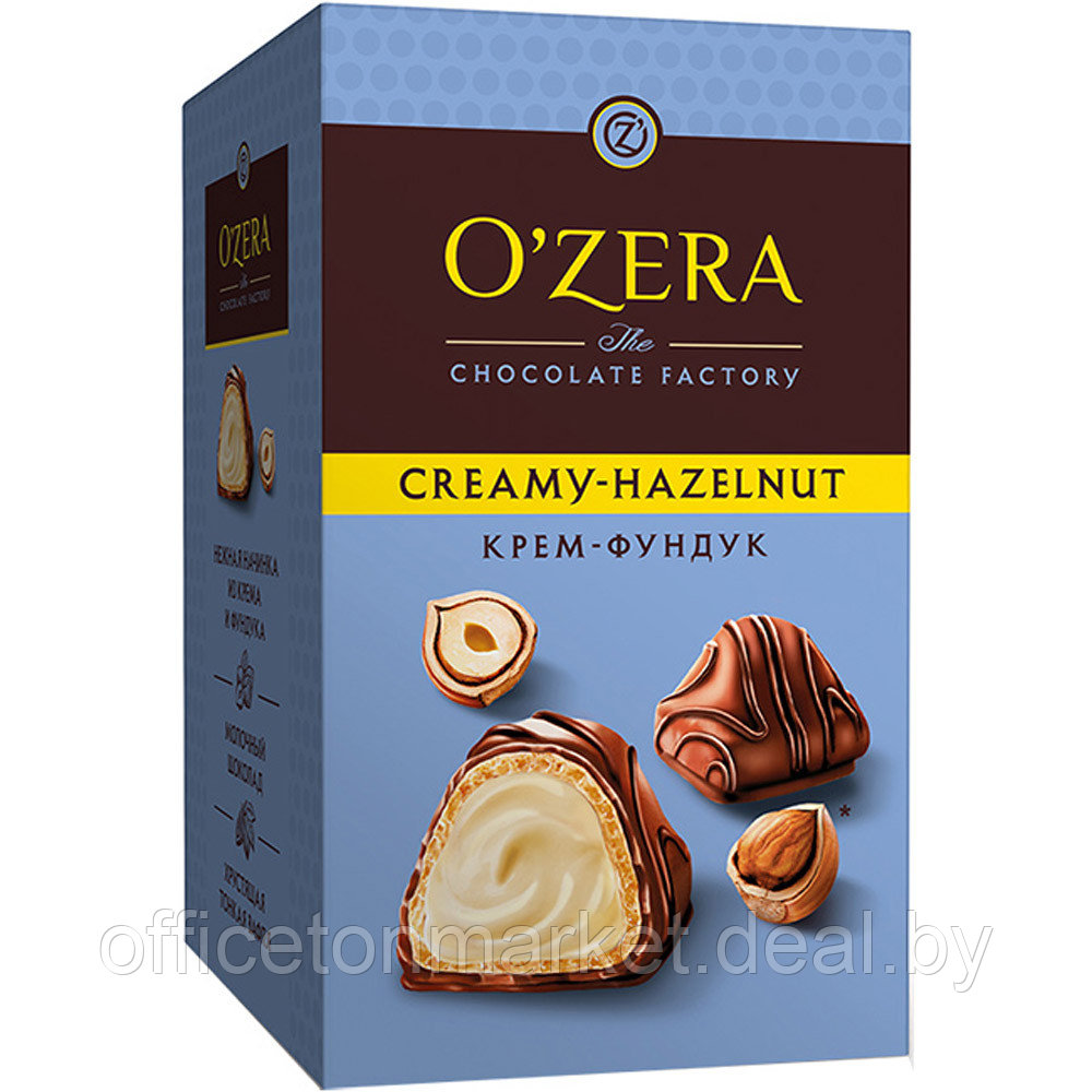 Конфеты шоколадные "O`Zera Creamy Hazelnut", 150 г - фото 1 - id-p208052333