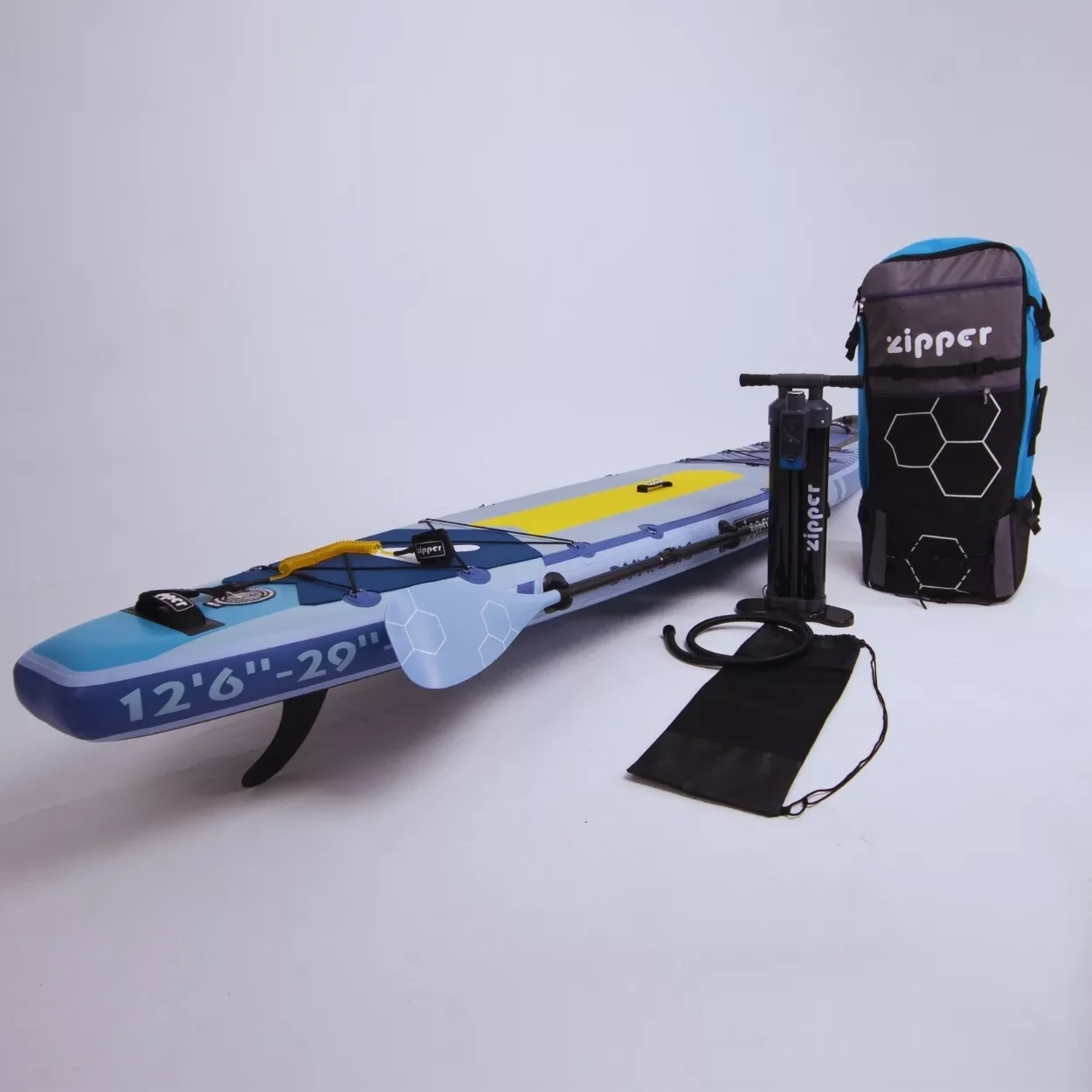 Надувная доска SUP Board (Сап Борд) ZIPPER DYNAMIC 12,6'S (384 см) - фото 2 - id-p204392700