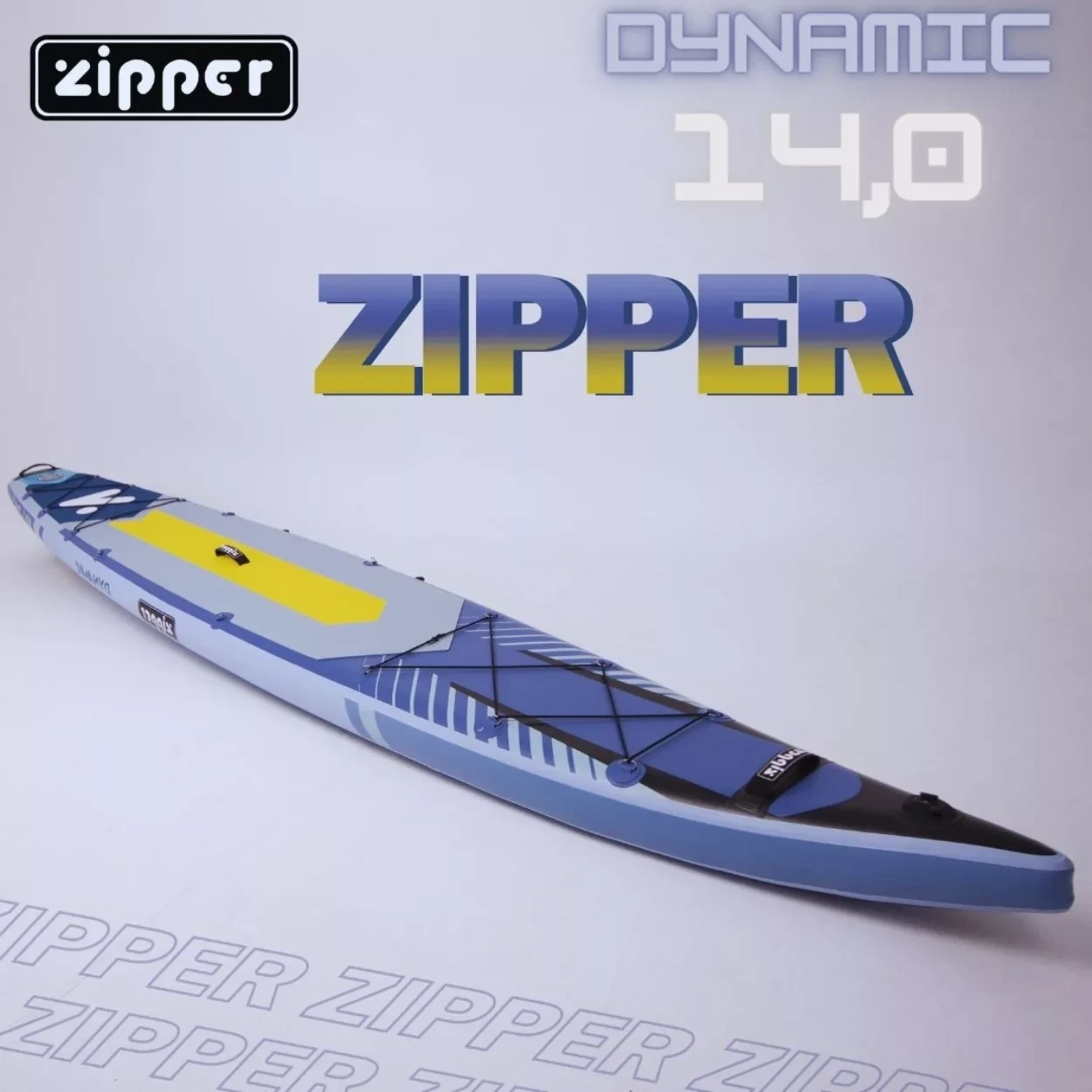 Надувная доска SUP Board (Сап Борд) ZIPPER DYNAMIC 14' (427 см) - фото 1 - id-p204392702