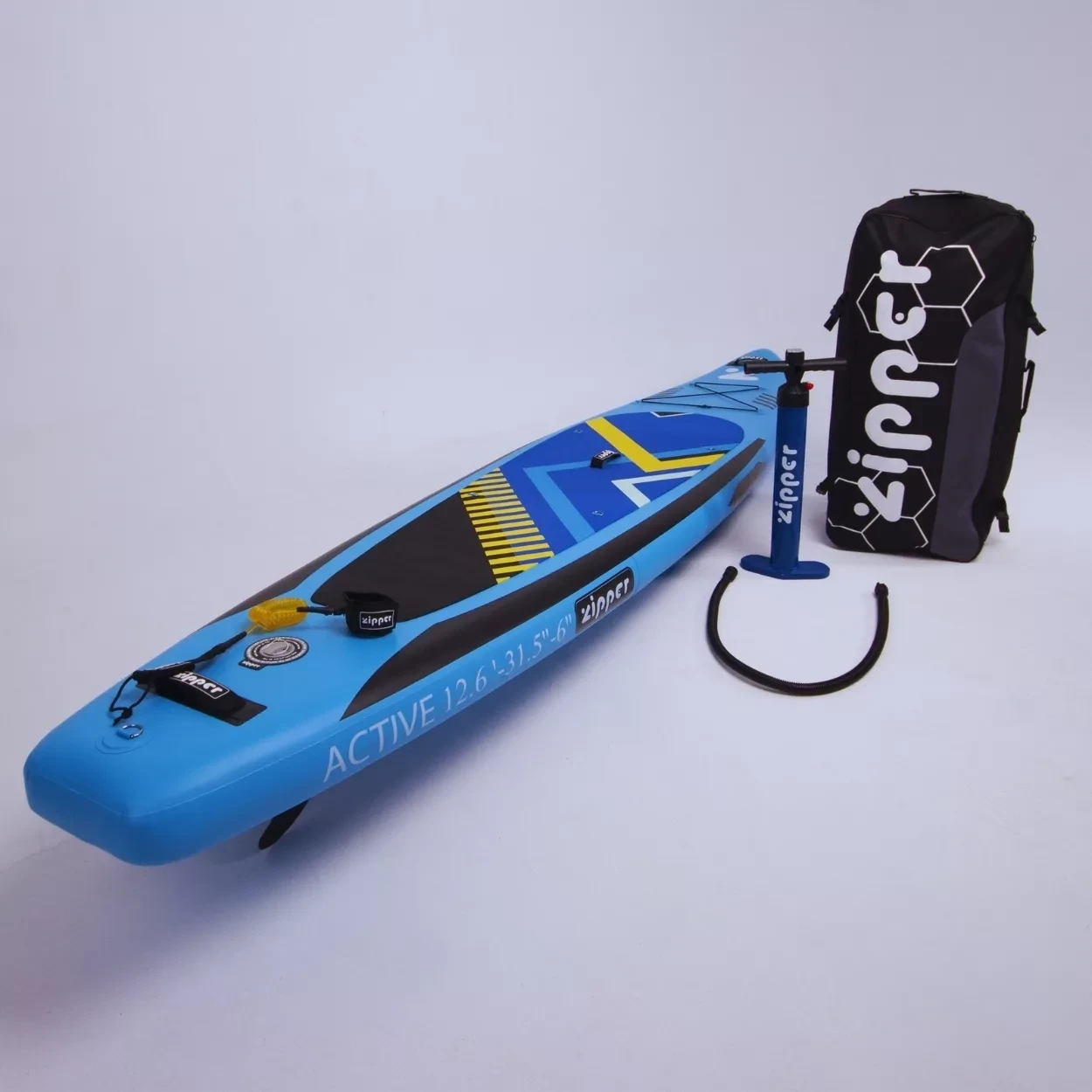 Надувная доска SUP Board (Сап Борд) ZIPPER ACTIVE 12,6' (384см) - фото 2 - id-p204392695