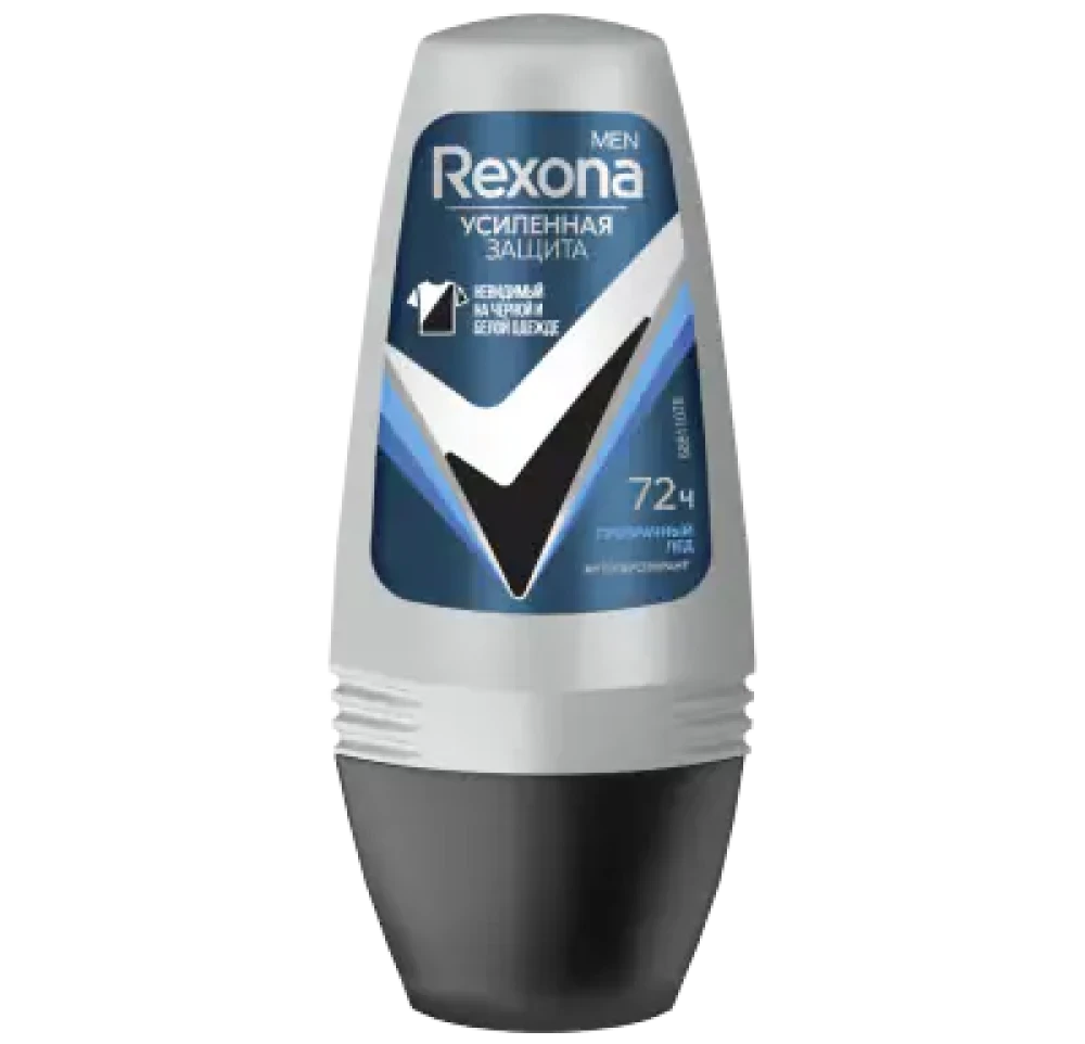 Антиперспирант шариковый REXONA MEN Прозрачный лед 50мл - фото 1 - id-p208053764