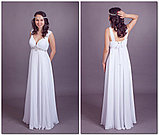 Свадебное платье "Виолетта" в греческом стиле, для беременных 42-44-46 размер, фото 2