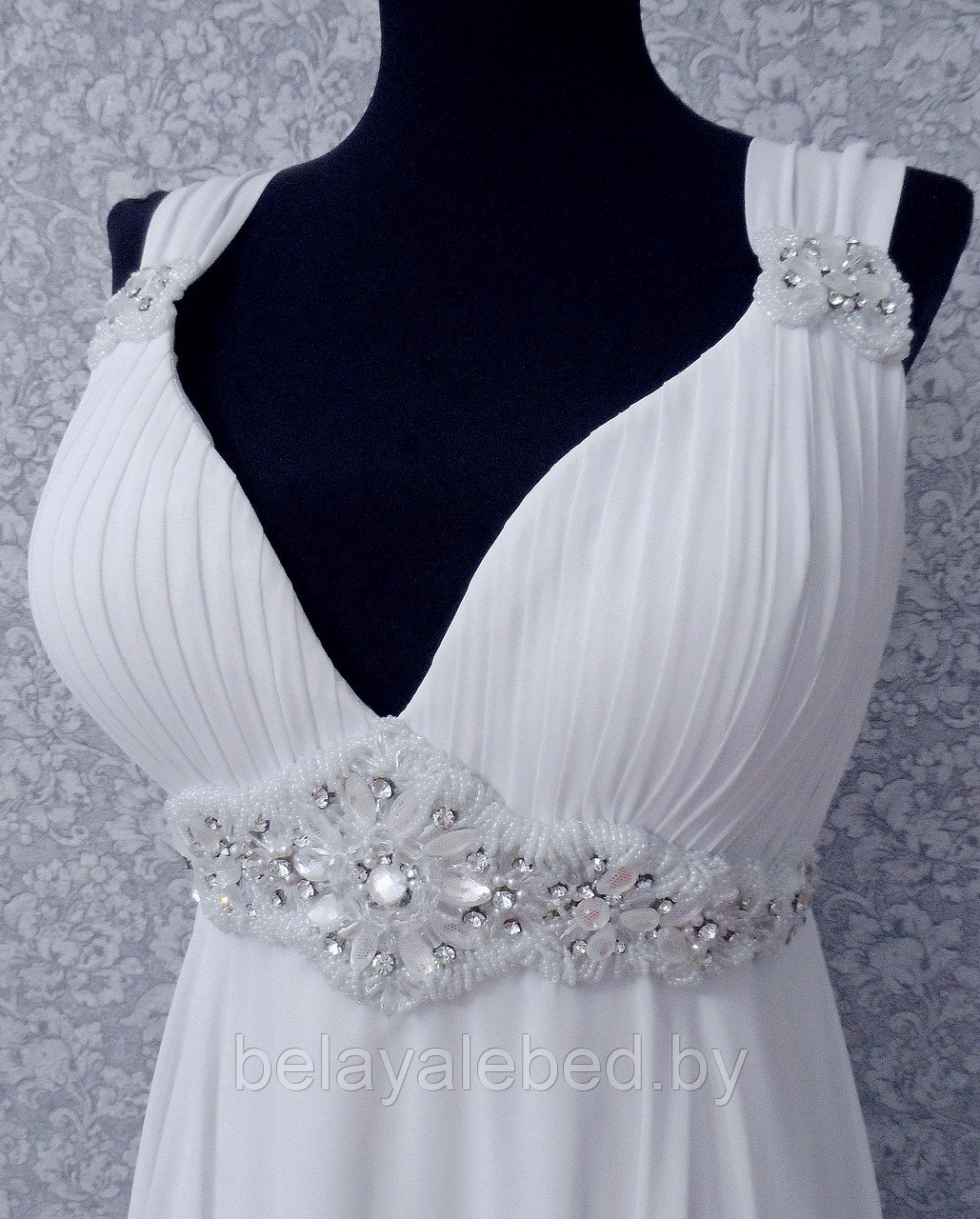 Свадебное платье "Виолетта" в греческом стиле, для беременных, 42-44-46 размер - фото 6 - id-p124991685