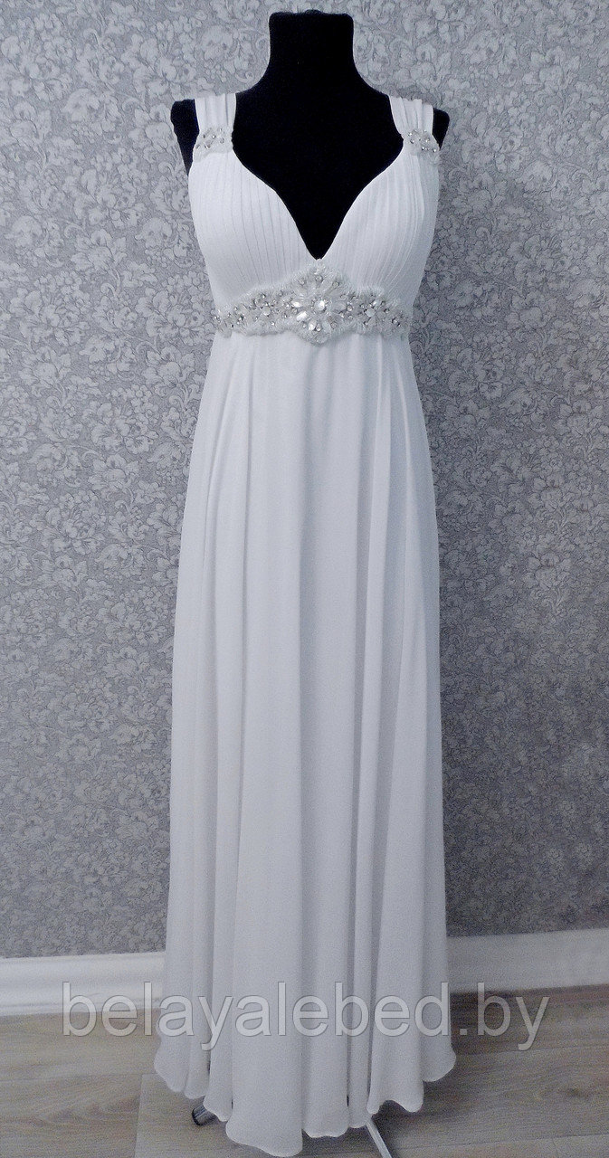 Свадебное платье "Виолетта" в греческом стиле, для беременных, 42-44-46 размер - фото 4 - id-p124991685