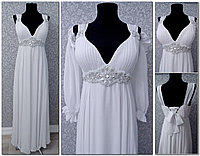 Свадебное платье "Виолетта" в греческом стиле, для беременных, 42-44-46 размер