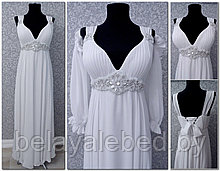 Свадебное платье "Виолетта" в греческом стиле, для беременных 42-44-46 размер