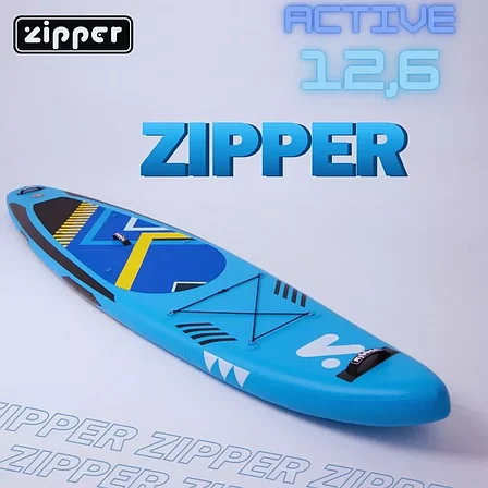 Надувная доска SUP Board (Сап Борд) ZIPPER ACTIVE 12,6' (384см), фото 2