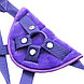 Плюшевый фиолетовый ремень для страпона, фото 4