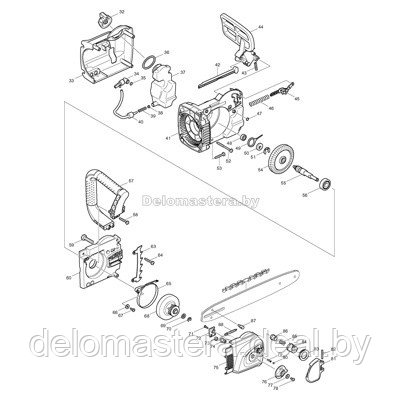 Крышка для UC3530A/4030/3030 в сборе Makita (MKT-188858-8) - фото 1 - id-p208058306