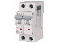 Автоматич. выключатель Eaton HL-C16/2, 2P, 16A, тип C, 4.5кA, 2M