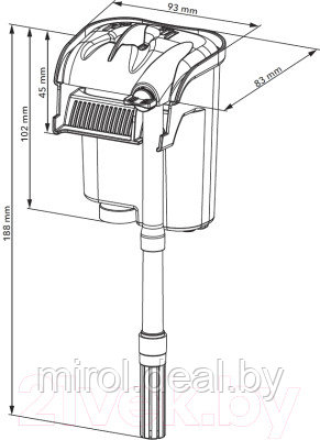 Фильтр для аквариума Aquael Versamax Fzn-Mini Eu / 113175 - фото 3 - id-p208065657