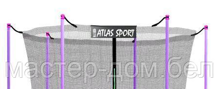 Батут Atlas Sport 374 см (12ft) с внутренней сеткой и лестницей PURPLE - фото 2 - id-p208073407