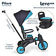 Детский велосипед трехколесный складной PITUSO Leve Lux синий S03-2-Ice, фото 4