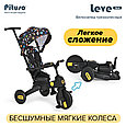 Детский велосипед трехколесный складной PITUSO Leve Lux Cosmic Black/Черный S03-2-cosmic, фото 2