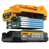 Аккумулятор 18.0 В Powerstack (1.7Ah, Li-On) DeWalt DCBP034, фото 6