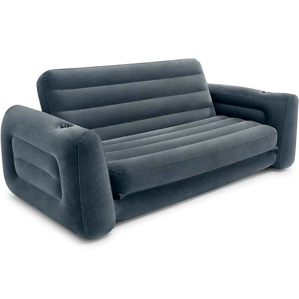 Надувной диван Intex 66552 Pull-Out Sofa 203x224x66 см - фото 1 - id-p208084431