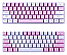 Проводная механическая клавиатура Redragon Fizz, бело-розовая, 61 клавиша, Rainbow подсветка, Outemu Brown, фото 3