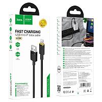 USB дата-кабель HOCO U109 Lightning charging 1.2m (черный)