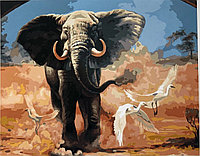 Рисование по номерам "Слон" картина