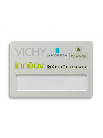 Пластиковый бейдж со сменной панелью 90х60 мм на булавке