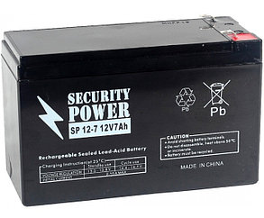 7 Ah Аккумулятор для ИБП SECURITY POWER SP 12-7 (7460)