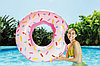 Надувной круг Пончик  Inteх 56265 для бассейна, диаметр 94 см, фото 2