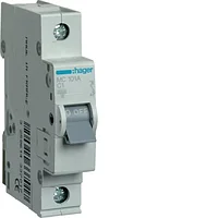 Hager MCN 1P 0,5A, тип С, 6kA, 1М Автоматический выключатель