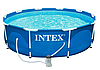 Каркасный бассейн Intex для дачи 28202 Metal Frame 305x76+фильтр-насос 1250 л/ч, фото 2