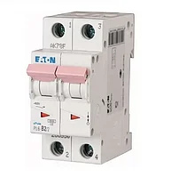 Eaton PL6 2P 4A, тип B, 6кА, 2М Автоматический выключатель