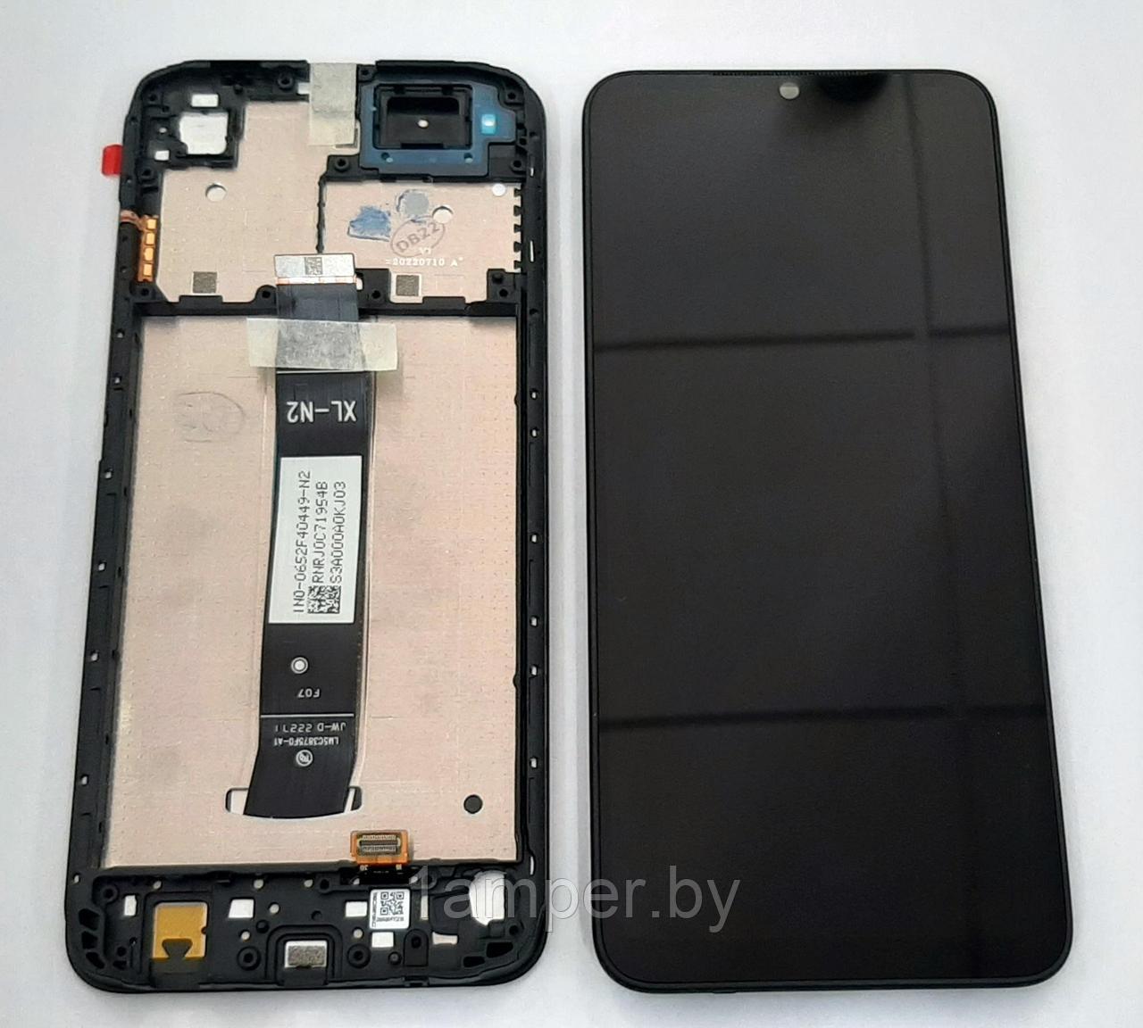 Дисплей для Xiaomi Redmi A1/A1 plus/A1+/A2/A2 plus/A2+ В сборе с тачскрином. С рамкой. Черный
