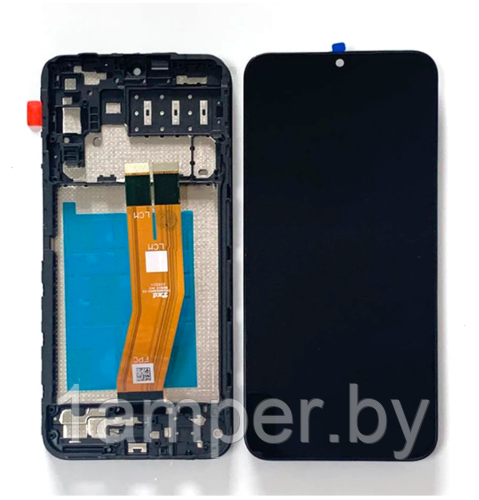 Дисплей Original для Samsung Galaxy A14/A145P В сборе с тачскрином. С рамкой. Черный