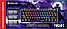 Беспроводная механическая клавиатура Defender Fobos, Bluetooth+USB, 61 клавиша, Rainbow подсветка, Outemu Red, фото 8