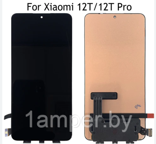 Дисплей Original для Xiaomi 12T/12T Pro В сборе с тачскрином Черный