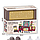 Детский игровой набор касса с кофемашиной для девочек, кассовый аппарат, чек, сканер, весы, аксессуары, фото 3