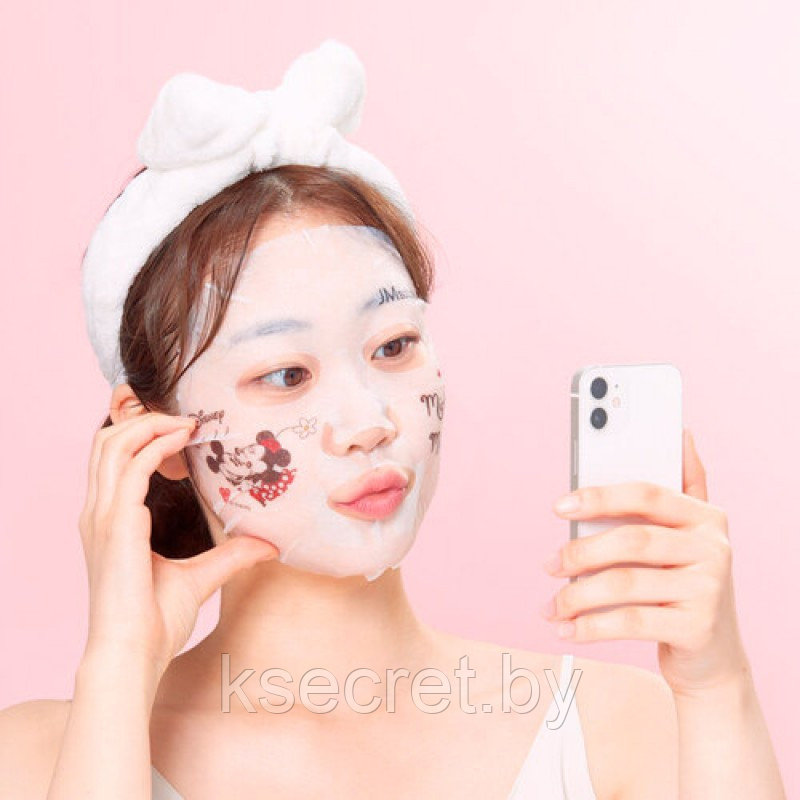 JM Solution Тканевая маска с шиповником освежающая Disney Collection Selfie Vital Rosehip Mask 30мл - фото 2 - id-p208092995