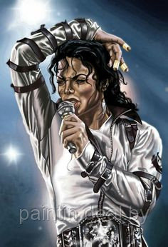 Рисование по номерам "Майкл Джексон" картина