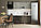 Кухонный гарнитур "Розалия" (со столешницей) Серия 2 Белый / Цемент светлый / Цемент тёмный/Антарес SV Мебель, фото 4