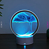 Лампа- ночник "Зыбучий песок" с 3D эффектом Desk Lamp (RGB -подсветка, 7 цветов) / Песочная картина, фото 4