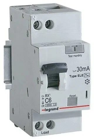 Дифавтомат RX3 1P+N C16 30mA 6кА Legrand тип АС 2M электронный дифференциальный автомат 419399 - фото 2 - id-p205918301