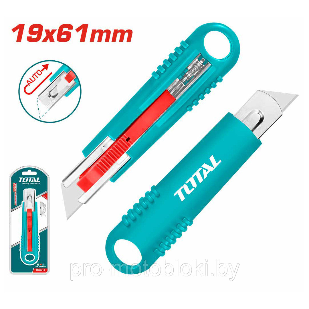 Нож строительный выдвижной TOTAL TRSUK19 - фото 1 - id-p207510462