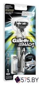 Бритвенный станок Gillette Mach3 1 сменная кассета 3014260251147