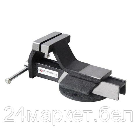 FORSAGE Тиски стальные с наковальней 8"-200мм Forsage F-6540708, фото 2