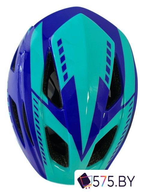 Cпортивный шлем Favorit IN03-M-BL (синий/бирюзовый)