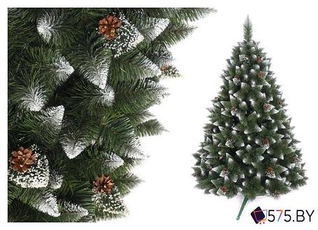 Сосна MiaMar Бриллиантовая пышная с белыми концами 1.8 м SB180F-PVC, фото 2