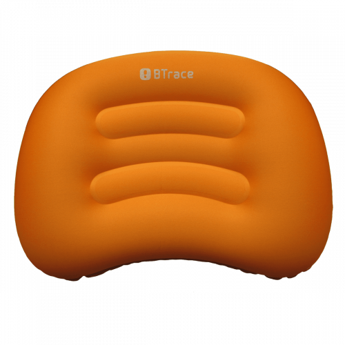 Подушка дорожная под шею BTrace Air  (оранжевый/серый)