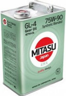 Масло Mitasu MJ-443 GEAR OIL GL-4 75W-90 Synthetic Blended 4л