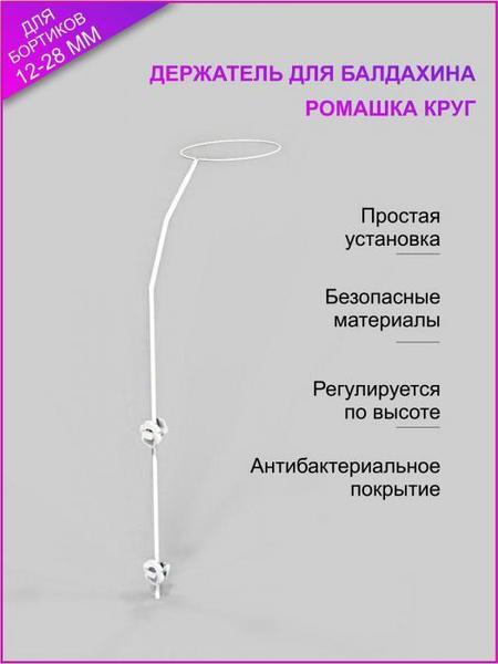 Крепление держатель для балдахина на детскую кроватку купить