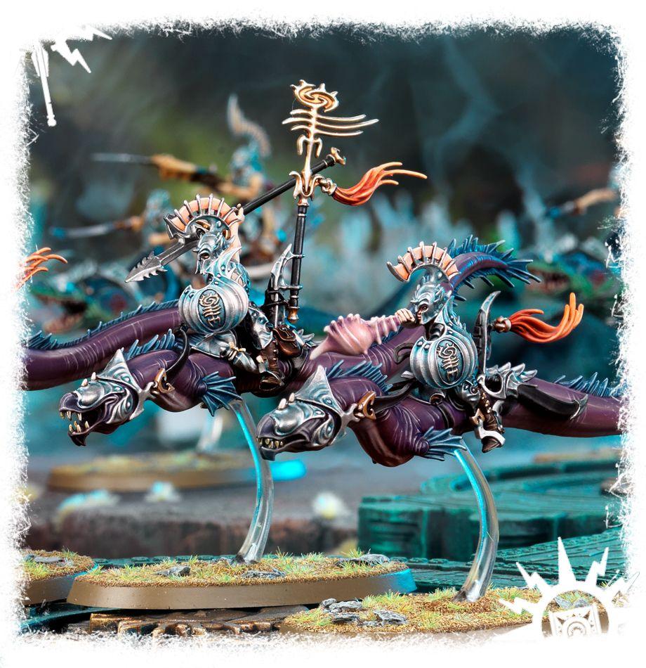 Warhammer: Глубинорождённые Идонет Акхелианская Гвардия / Idoneth Deepkin Akhelian Guard (арт. 87-34) - фото 9 - id-p208104598