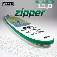 Доска SUP Board надувная (Сап Борд) Zipper Sx Line 11' (335см) Green