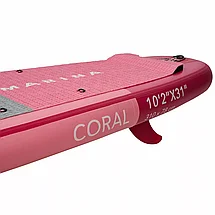 Доска SUP Board надувная (Сап Борд) Aqua Marina Coral Raspberry 10.2 (310см), фото 3